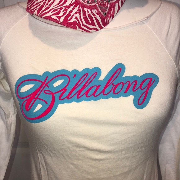 Billabong Tops - Electric Billabong 3/4 Sleeve Tee